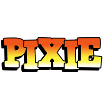 Pixie sunset logo