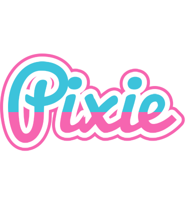 Pixie woman logo