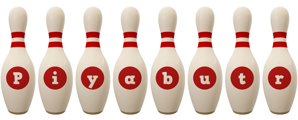 Piyabutr bowling-pin logo