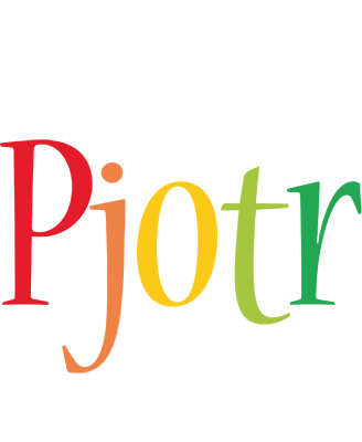 Pjotr birthday logo