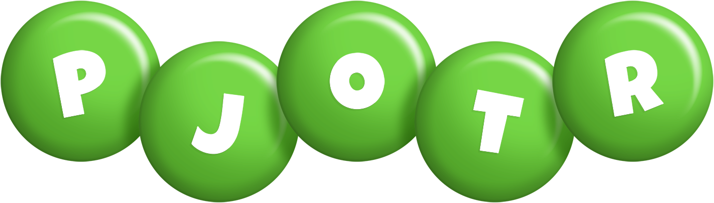 Pjotr candy-green logo