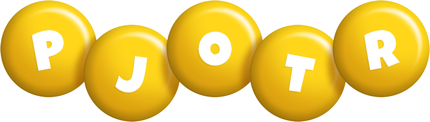 Pjotr candy-yellow logo