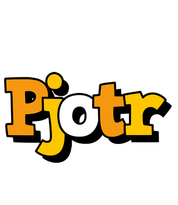 Pjotr cartoon logo