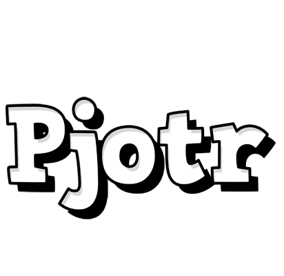 Pjotr snowing logo