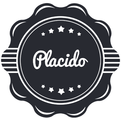 Placido badge logo