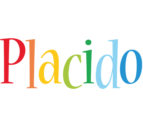 Placido birthday logo