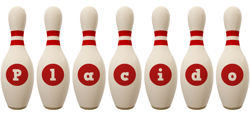 Placido bowling-pin logo
