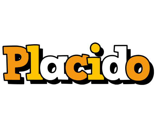 Placido cartoon logo