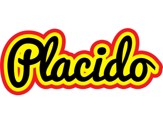 Placido flaming logo