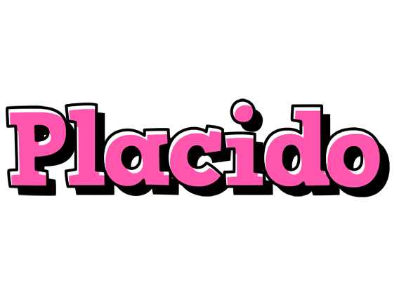 Placido girlish logo