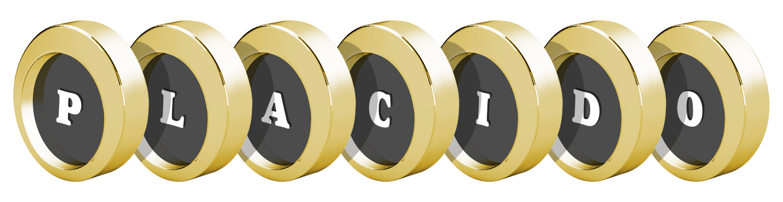 Placido gold logo