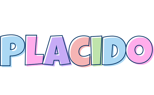 Placido pastel logo