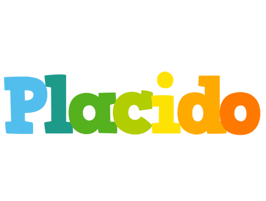 Placido rainbows logo