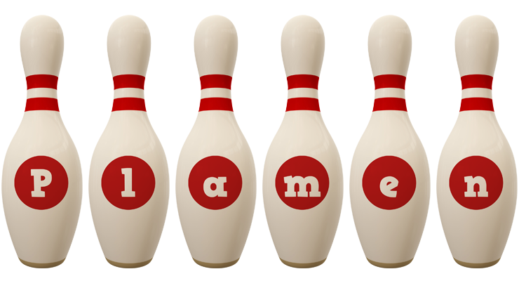 Plamen bowling-pin logo
