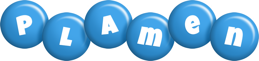 Plamen candy-blue logo
