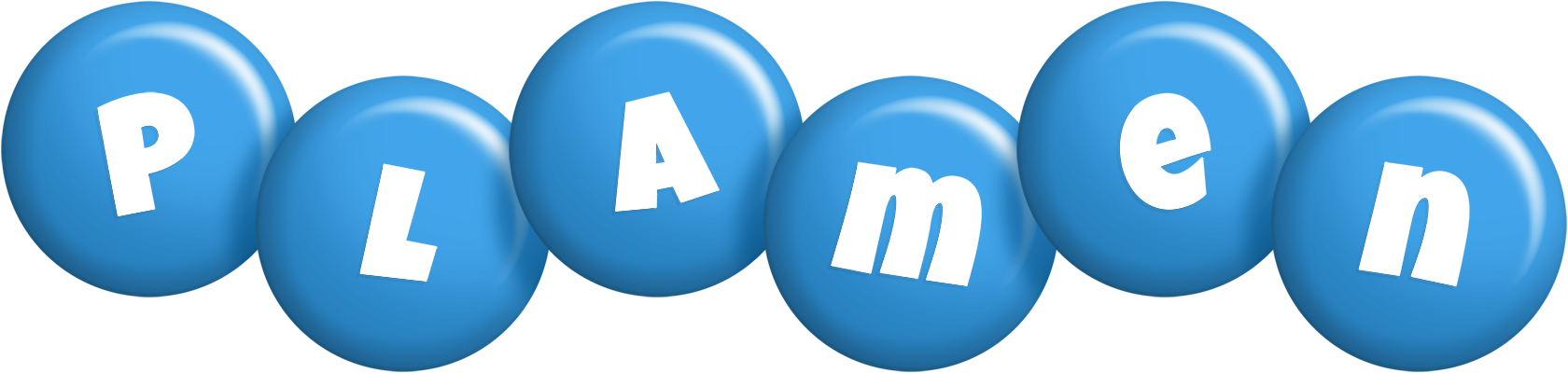 Plamen candy-blue logo