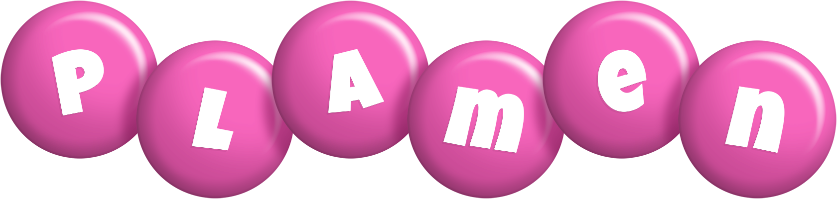 Plamen candy-pink logo