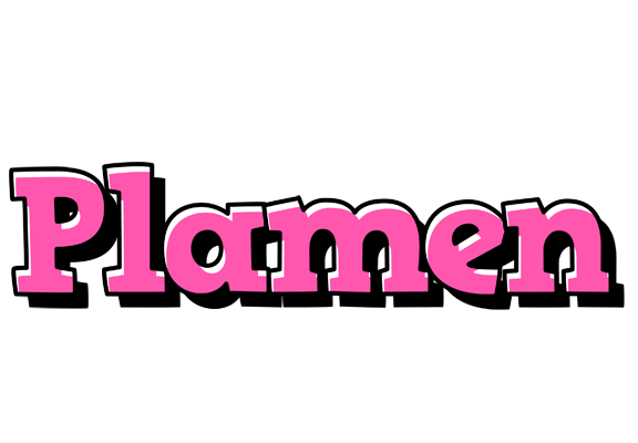 Plamen girlish logo