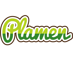 Plamen golfing logo
