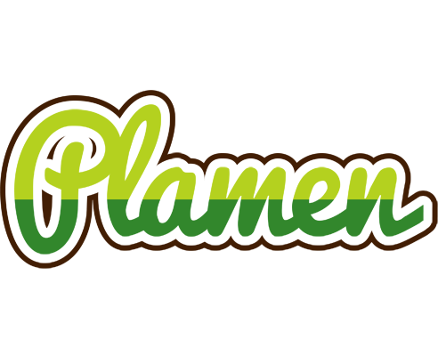 Plamen golfing logo