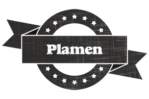 Plamen grunge logo