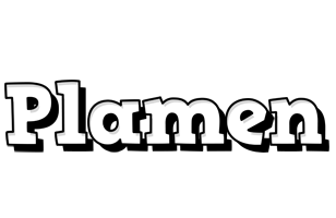 Plamen snowing logo