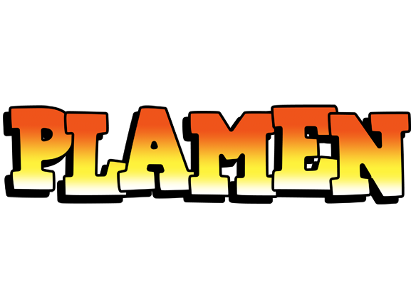Plamen sunset logo