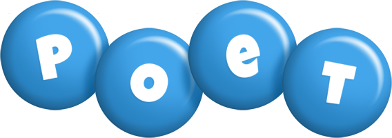 Poet candy-blue logo