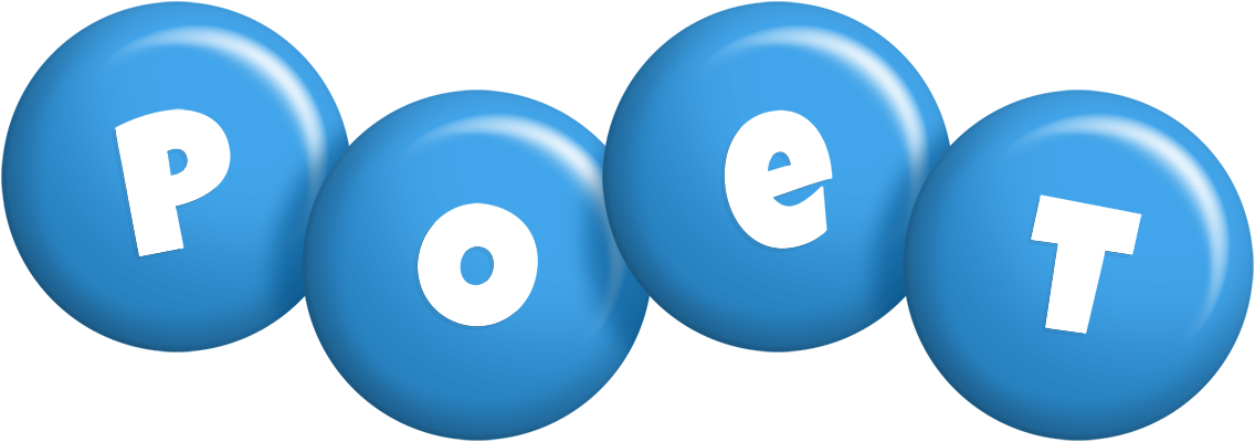 Poet candy-blue logo