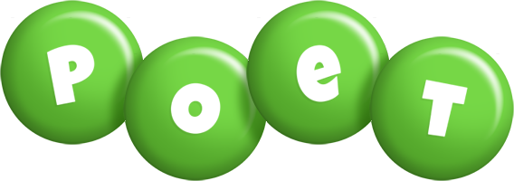 Poet candy-green logo