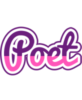 Poet cheerful logo