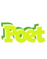Poet citrus logo