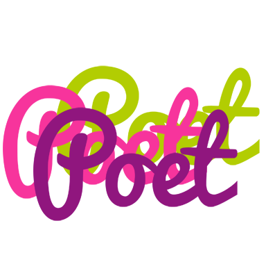 Poet flowers logo