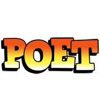 Poet sunset logo