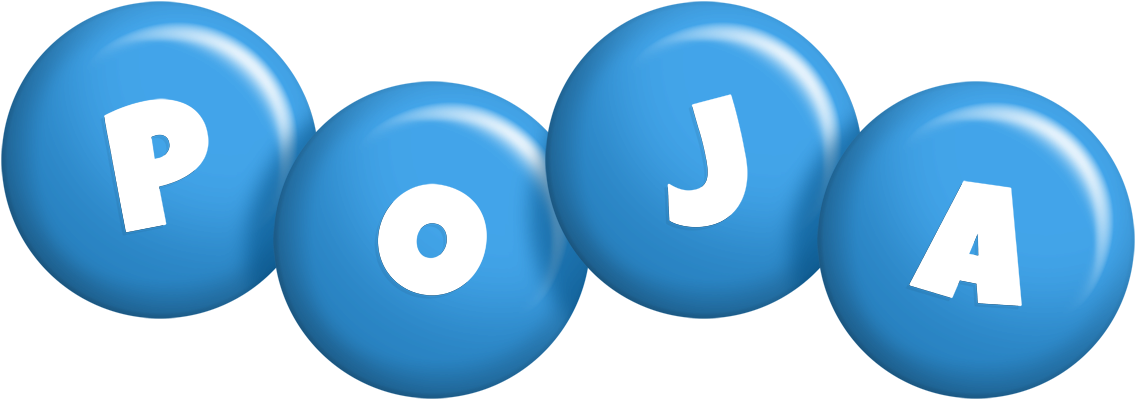 Poja candy-blue logo