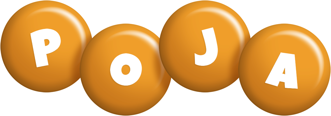 Poja candy-orange logo