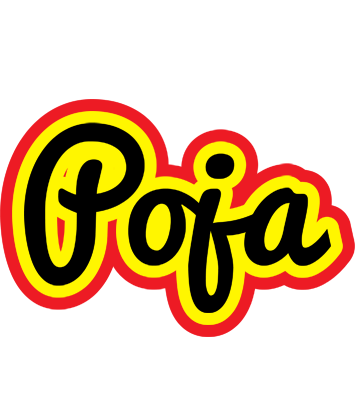 Poja flaming logo
