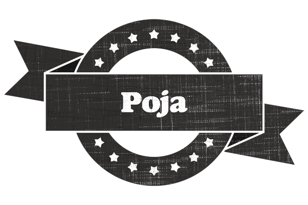 Poja grunge logo