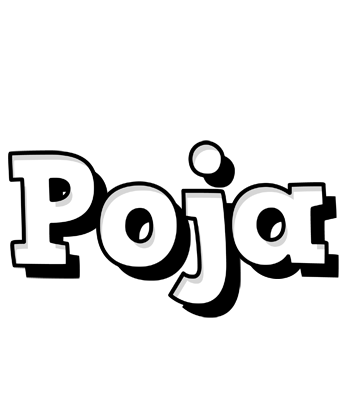 Poja snowing logo