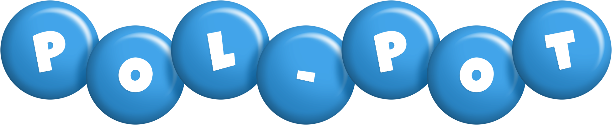 Pol-Pot candy-blue logo