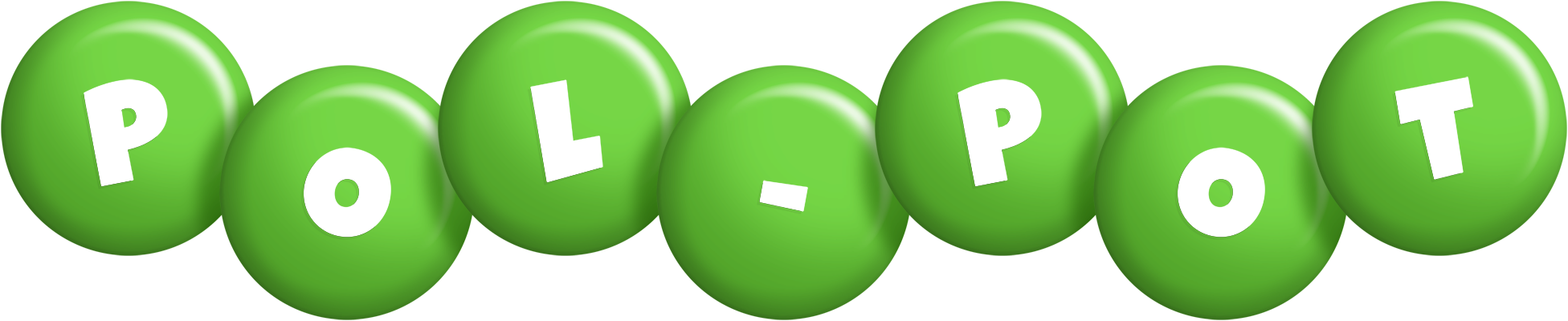 Pol-Pot candy-green logo