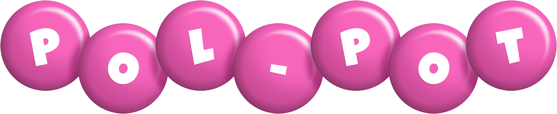 Pol-Pot candy-pink logo
