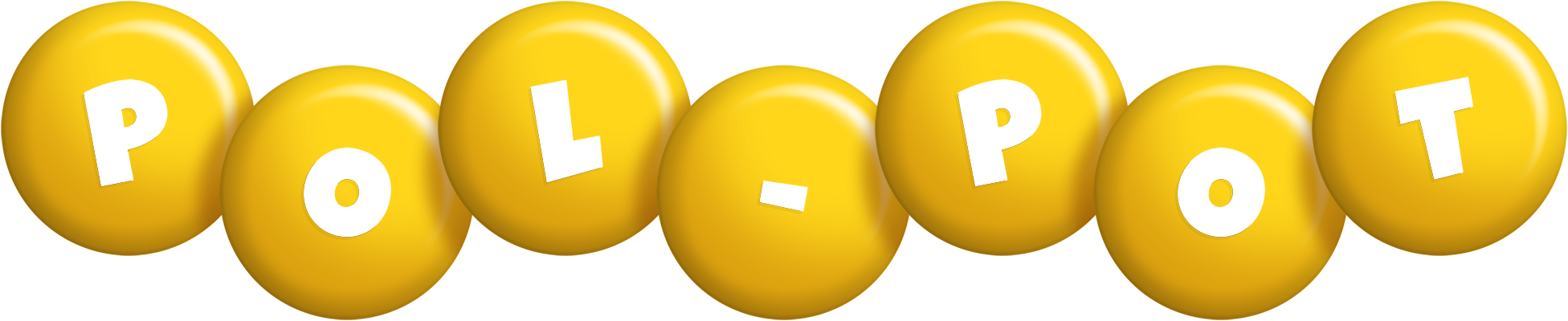Pol-Pot candy-yellow logo
