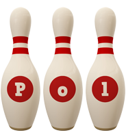 Pol bowling-pin logo