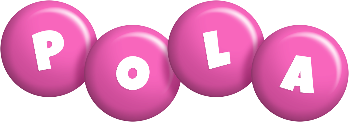 Pola candy-pink logo