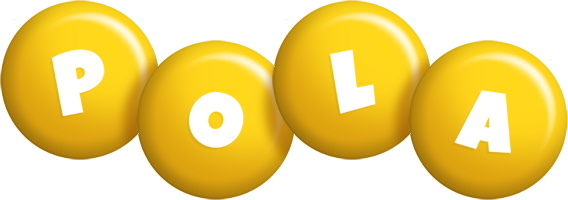 Pola candy-yellow logo