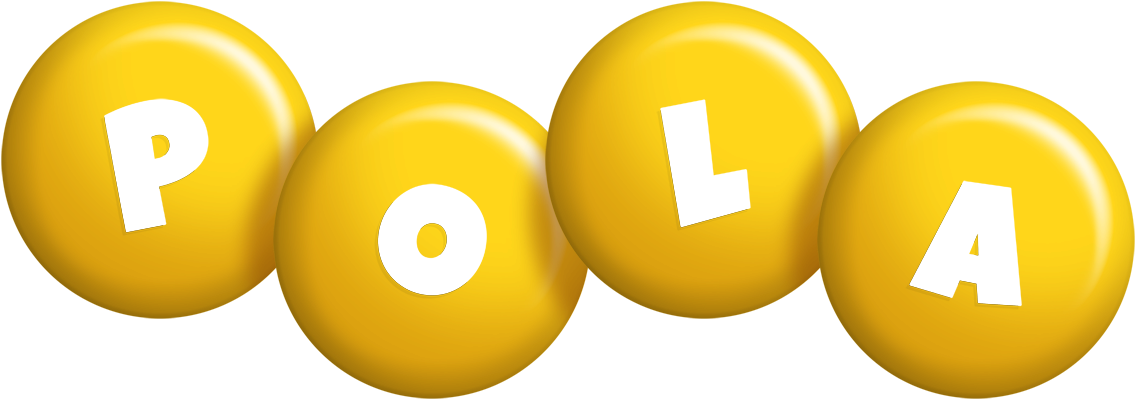 Pola candy-yellow logo