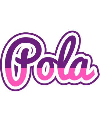 Pola cheerful logo