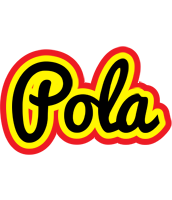 Pola flaming logo