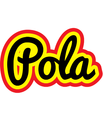 Pola flaming logo